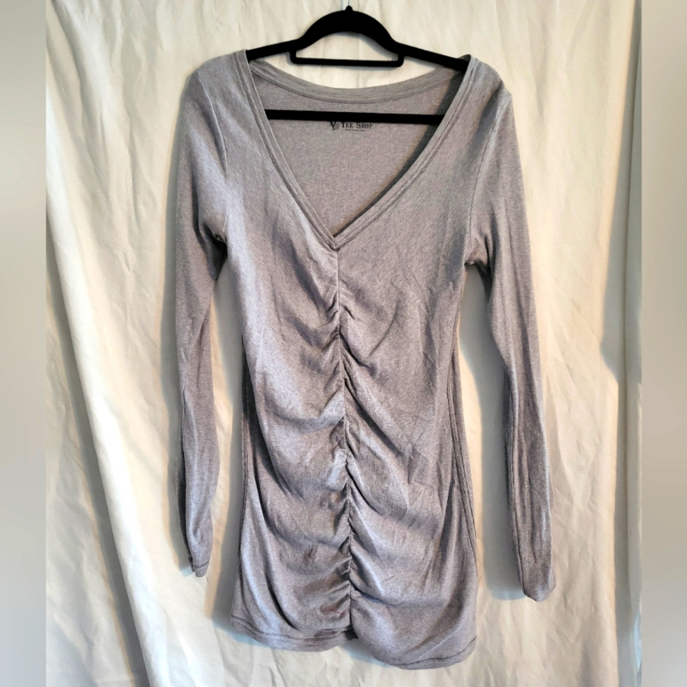 Gray shirt